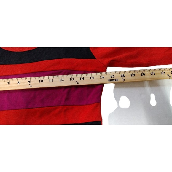 Moon River Womens Size Small Retro Dress Orange Yellow Scoop Neck Dress - Picture 4 of 10